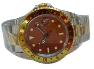 Wyświetlacz Metalowy pasek Mężczyźni kwarcowy zegarek analogowy Time Business Watch