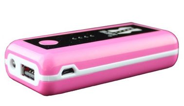 Mini Uniwersalny Portable Power bank Różowa USB dla iPhone / Samsung