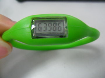 Promocyjny gumy silikonowej Nadgarstek Krokomierz Watch, wielofunkcyjna Ruchu Silicone Nadgarstek zegarek