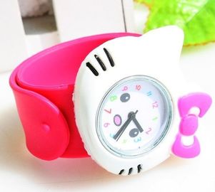 Klasyczny Pasek silikonowy Kryształ Lady Hello Kitty / Slap / Prezenty Stylowa Silicone Nadgarstek zegarka