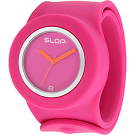 Żółty Różowy Dziewczyny Silicone Nadgarstek zegarek, OEM Rubber Watch