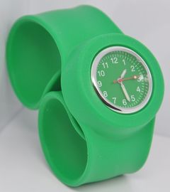 OEM Silicone Nadgarstek Zegarek, Zielony Boys / Dziewczyny Rubber Watch