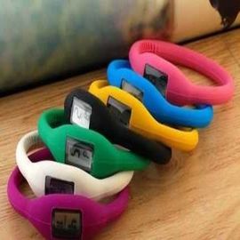 Zdrowe Silicone Nadgarstek zegarek, Wodoodporny Womens Fashion Sport Wrist Watch