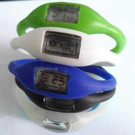 Zdrowe Silicone Nadgarstek zegarek, Wodoodporny Womens Fashion Sport Wrist Watch