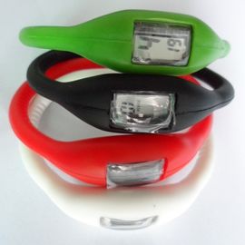 Cyfrowy Silicone Nadgarstek zegarek Anion Ion Guma Wrist Watch z materiałów przyjaznych dla środowiska