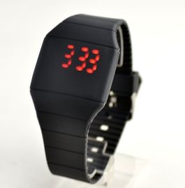 Dotknij Watch migający ekran krzemu Wristband zegarek z niestandardowego logo