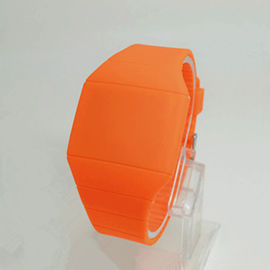 Dotknij Watch migający ekran krzemu Wristband zegarek z niestandardowego logo