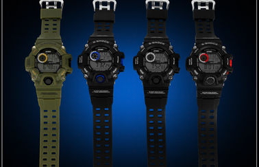 EL Backlight Budzik Sport Watch 12/24 godziny Mans Zegarki cyfrowe