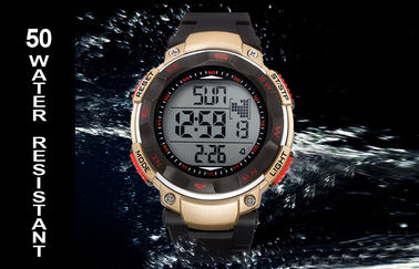 Oporne promocyjne ABS Kalendarz Zespół Wrist Watch wodą przez całą Zegarki cyfrowe