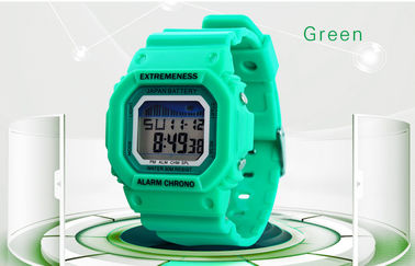 Eleganckie damskie Biały zegarek cyfrowy ABS Case 12/24 Zegarki na rękę hr