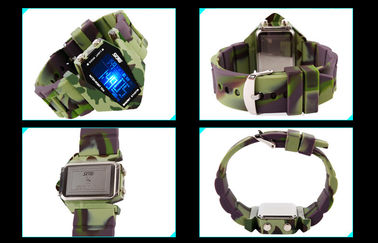 Wielofunkcyjny cyfrowy zegarek Unisex EL Backlight 3 ATM Wojskowy zegarek