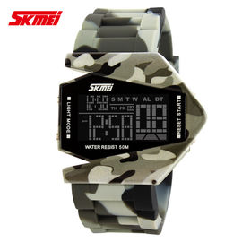 Kolorowe Camouflage Wielofunkcyjna cyfrowa Watch, Wodoszczelność 50m