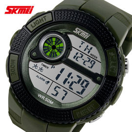 Ruch Japonii wielofunkcyjne zegarki cyfrowe, odkryty Sport Wrist Watch