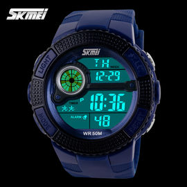 Ruch Japonii wielofunkcyjne zegarki cyfrowe, odkryty Sport Wrist Watch
