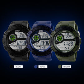 Ruch Japonii wielofunkcyjne zegarki cyfrowe, odkryty Sport Wrist Watch