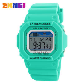 Kolorowe Unisex Sport wielofunkcyjny cyfrowy zegarek z alarmem