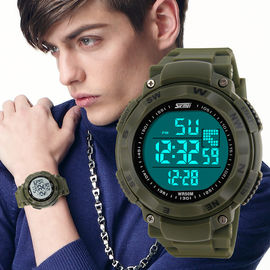 Zespół Designer ABS Wielofunkcyjna cyfrowa Watch Big twarzy dla mężczyzn