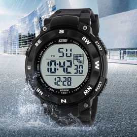Zespół Designer ABS Wielofunkcyjna cyfrowa Watch Big twarzy dla mężczyzn