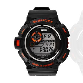 5OM Wodoszczelność Chronograph EL Backlight Wielofunkcyjny cyfrowy zegarek