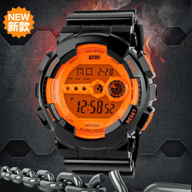 Wielofunkcyjna cyfrowa Watch S-Shock model PU pasek Dla studentów Młodzieży