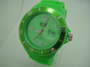 Kolorowe Niestandardowy Silicone Nadgarstek zegarek Tłoczone / Silicone Watch Strap