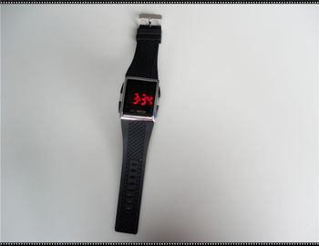 Sport Miękkie silikonowe Customized Nadgarstek Watch, Biały Pasek Zegarki
