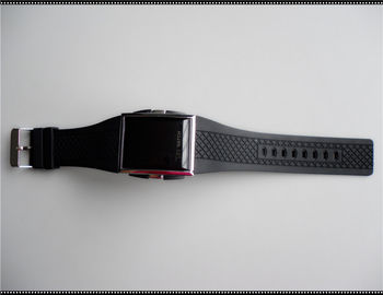 Sport Miękkie silikonowe Customized Nadgarstek Watch, Biały Pasek Zegarki