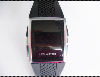Sport Miękkie silikonowe Customized Nadgarstek Watch, Biały Pasek Zegarki