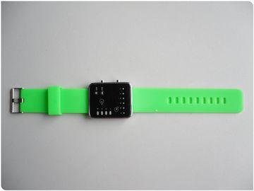 Zielona dioda LED Binary Watch / gumy silikonowej Nadgarstek zegarki OEM