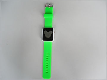 Zielona Silicone Nadgarstek zegarka Wodoodporna Digital Mickey Mouse watchs