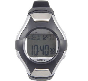 3 ATM Wodoodporna Wielofunkcyjny cyfrowy zegarek, Solar Radio Control Watch