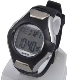 3 ATM Wodoodporna Wielofunkcyjny cyfrowy zegarek, Solar Radio Control Watch