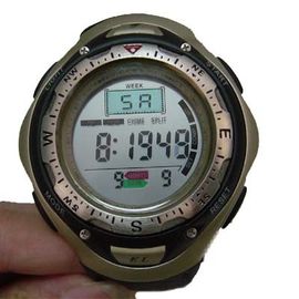 Unisex PU LCD sporta zegarek Budzik wielofunkcyjny zegarek