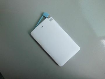 Portable Slim Li-ion 4000mAh Moc bank na telefon komórkowy / iPad, White