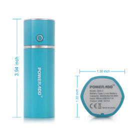 Mini Tube kieszonkowy 5000mAh wielofunkcyjny Moc Bank akumulator Li-Poly