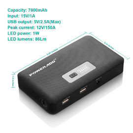 Komórka Bateria zapasowa Ładowarka 7800mAh Car Jump Starter z latarką LED