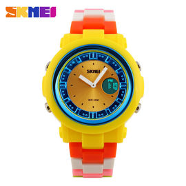 Ruch Japonii baterii Cyfrowy Wrist Watch Kolorowe PU skórzany pasek