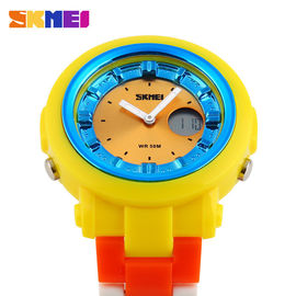 Ruch Japonii baterii Cyfrowy Wrist Watch Kolorowe PU skórzany pasek