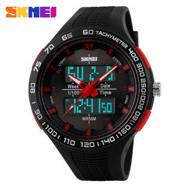 Student Analogowe Cyfrowe Watch, 52mm Case Men Outdoor Godz zegarki
