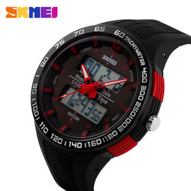 Student Analogowe Cyfrowe Watch, 52mm Case Men Outdoor Godz zegarki