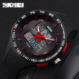 Student Analogowe Cyfrowe Watch, 52mm Case Men Outdoor Godz zegarki