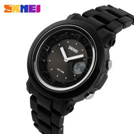 Odporna na wstrząsy SKMEI Dual Time Ruch Japonii cyfrowe analogowe zegarki