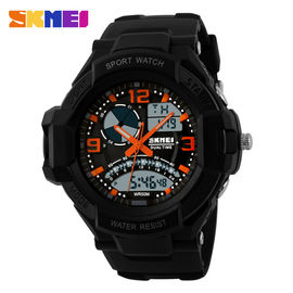 Mężczyźni Wielofunkcyjna cyfrowa Watch, analogowy LCD Chronograph Sport Wrist Watch Quartz