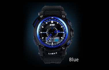 5 ATM analogowe cyfrowe Wrist Watch, ABS Case wyświetlacz LCD zegarki