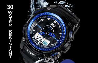 5 ATM analogowe cyfrowe Wrist Watch, ABS Case wyświetlacz LCD zegarki