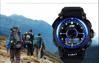 5 ATM analogowe cyfrowe Wrist Watch, ABS Case wyświetlacz LCD zegarki