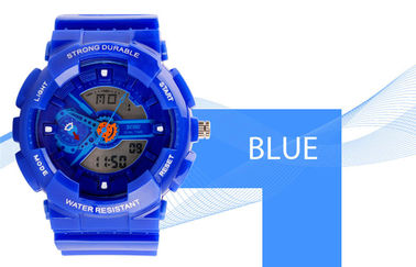 Kobiety Dual Time Sports Watch EL Backlight Z japońskiego Battery