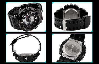Kobiety Dual Time Sports Watch EL Backlight Z japońskiego Battery
