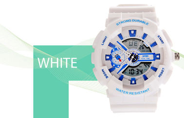 Kobiety Dual Time Sports Watch EL Backlight Z japońskiego Battery