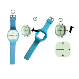 Modny Spersonalizowane Jelly zegarki z wymiennymi Strap / twarzy